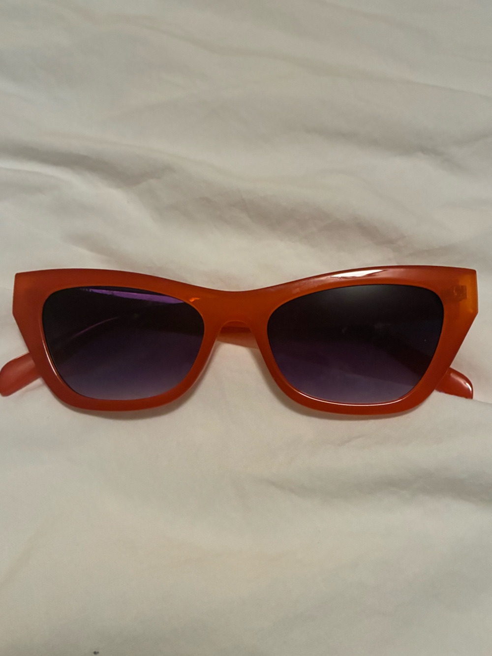 Classic Cat-Eye Women's Sunglasses in Orange